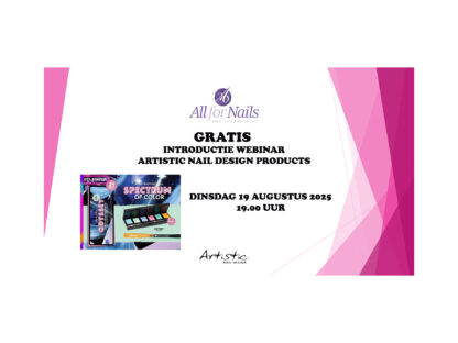 GRATIS Introductie Artistic 19 Augustus
